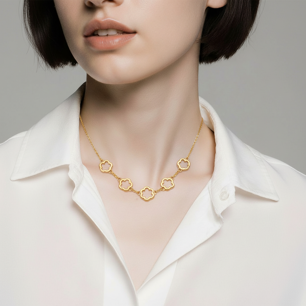 Collar Trèfle Éthéré