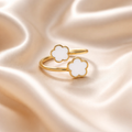 Anillo Trèfle Duo