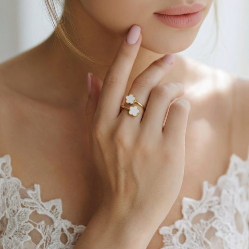Anillo Trèfle Duo
