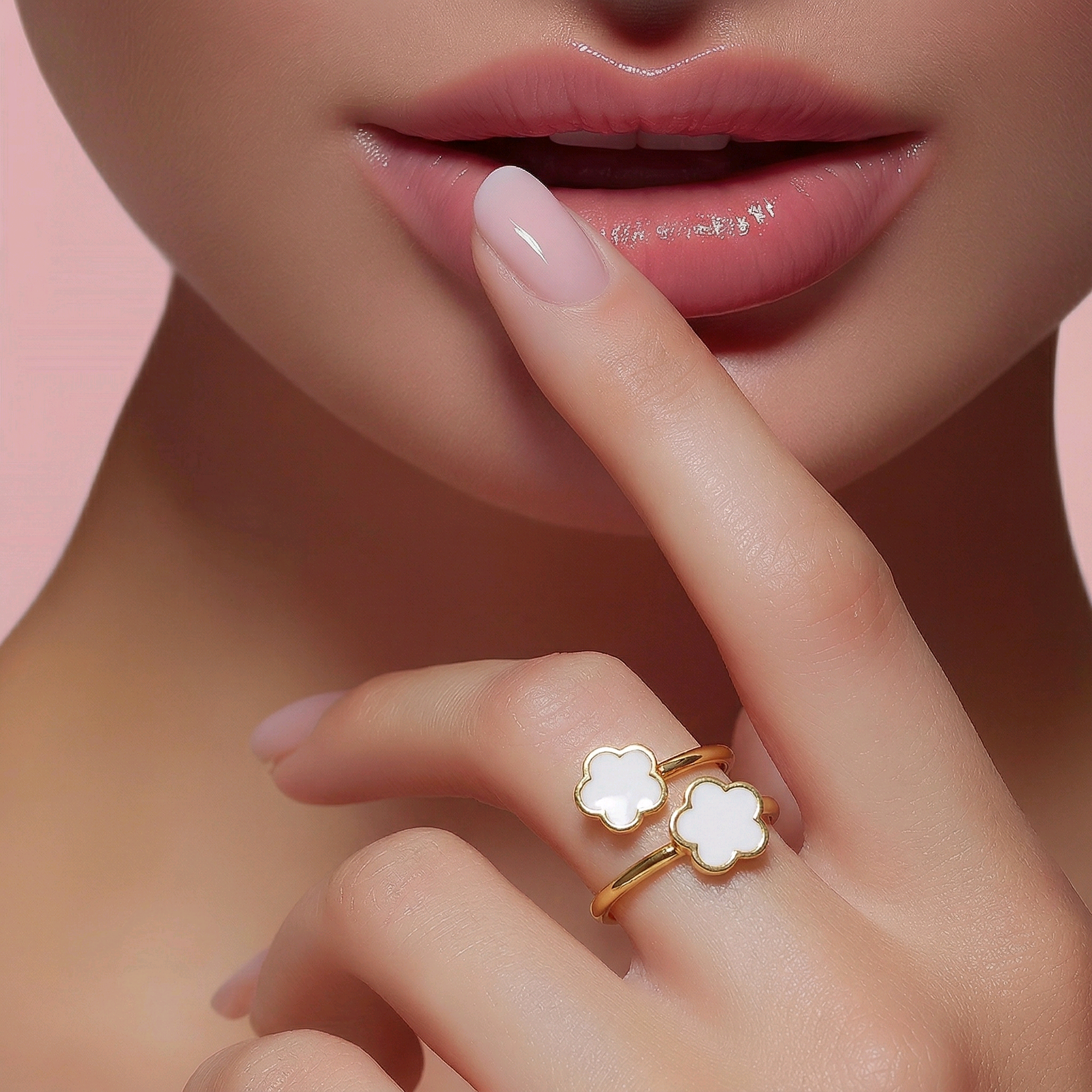 Anillo Trèfle Duo