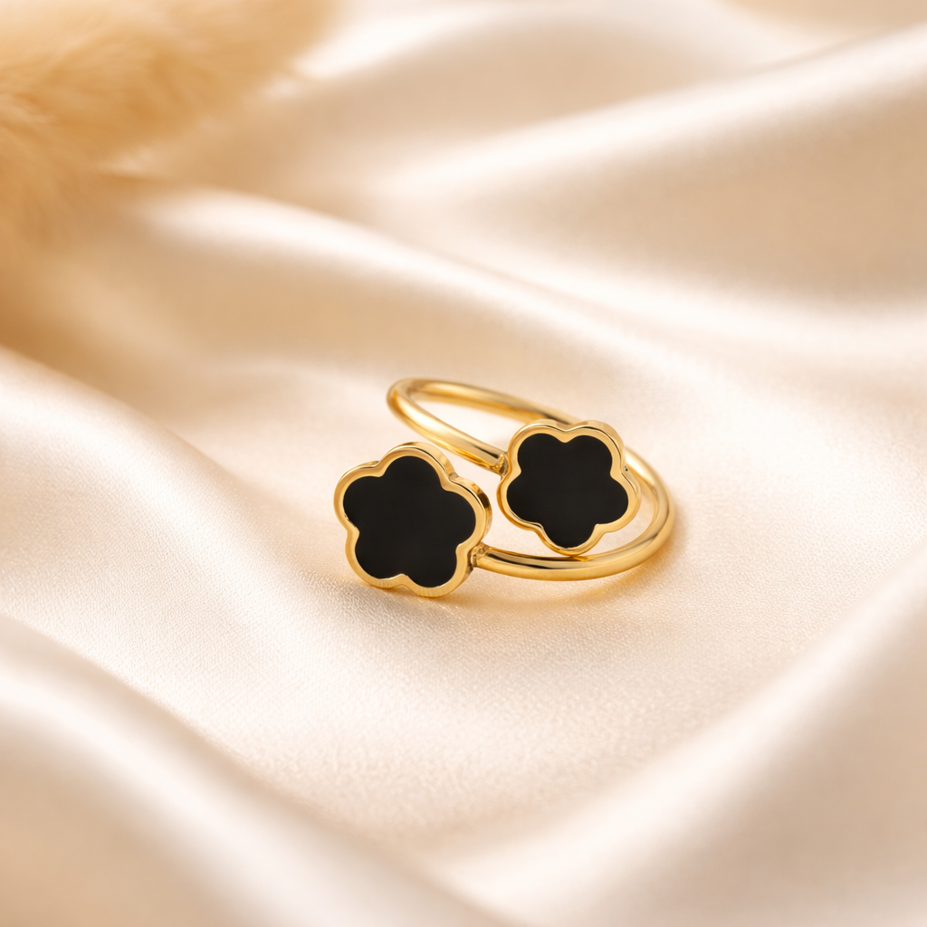 Anillo Trèfle Duo