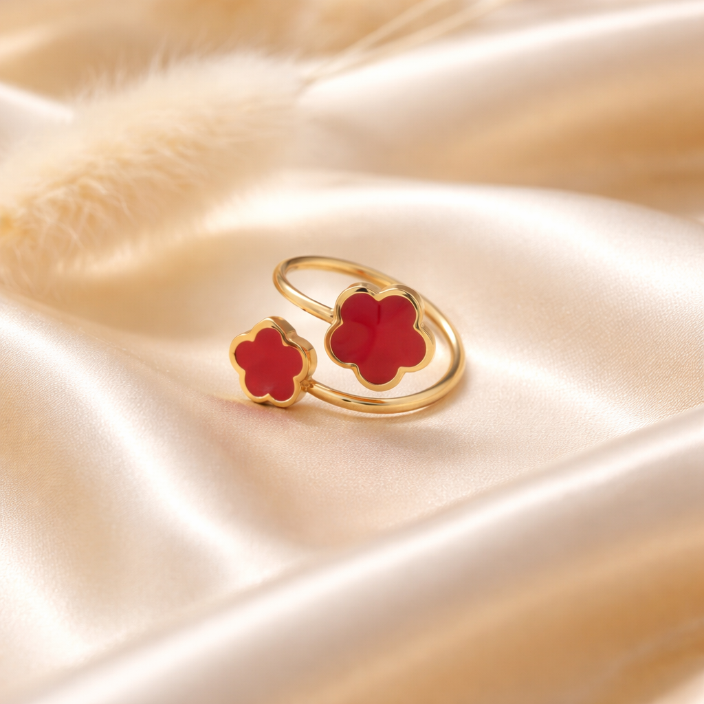Anillo Trèfle Duo