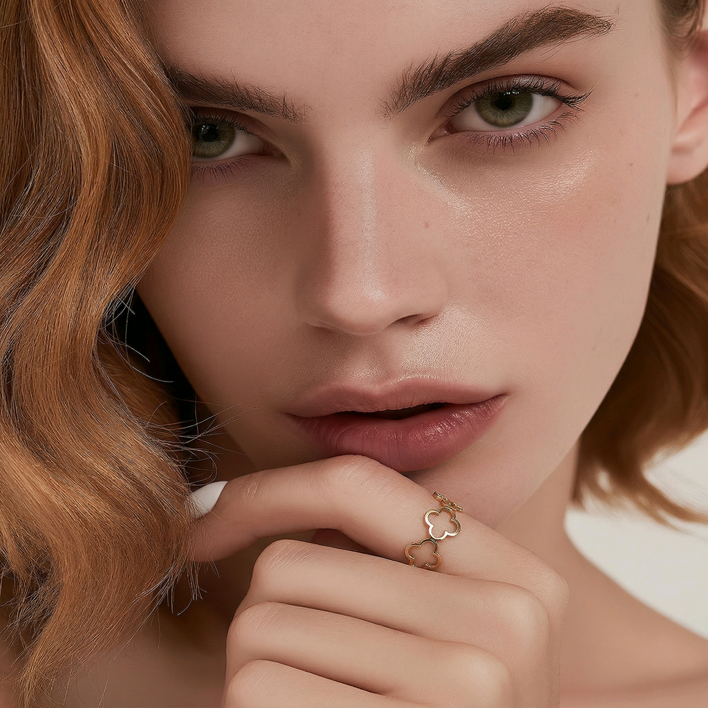 Anillo Trèfle Contour